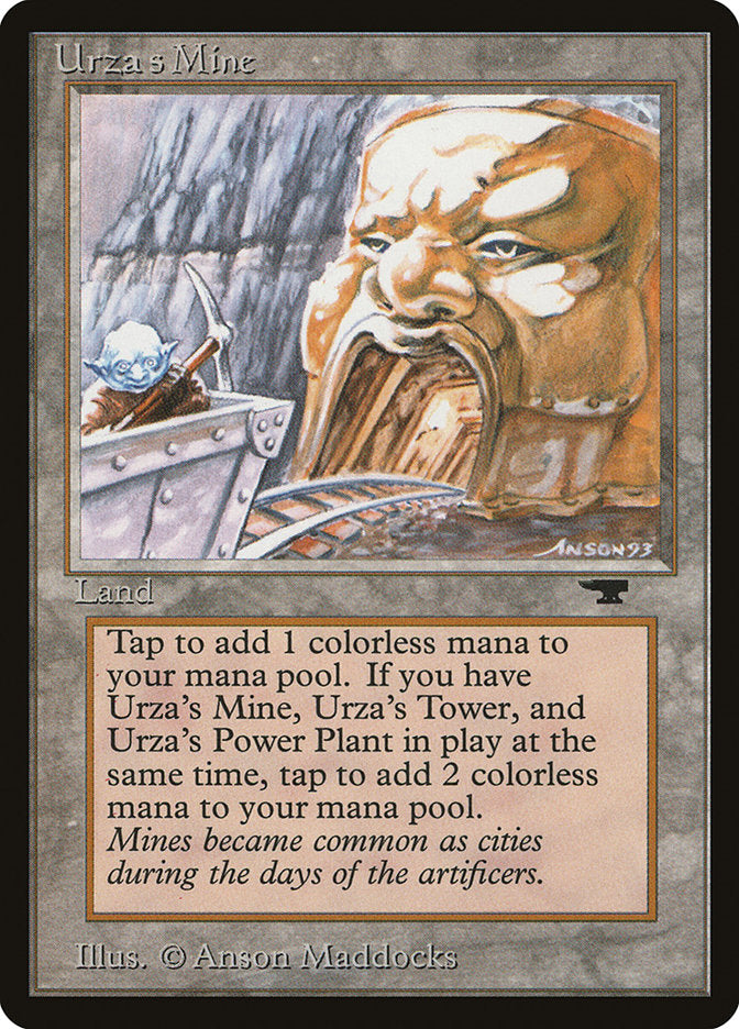 Urza's Mine (Mine Cart Entering Mouth) [Antiquities] | Chromatic Games