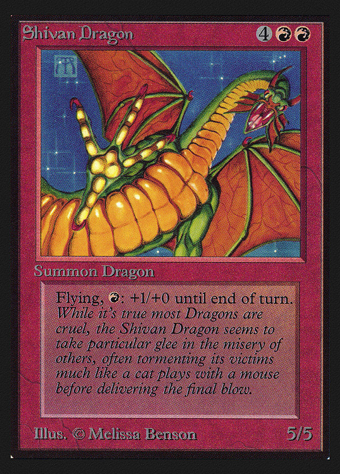 Shivan Dragon [International Collectors' Edition] | Chromatic Games