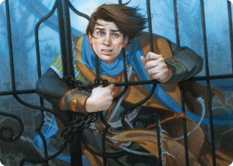 Locked in the Cemetery Art Card [Innistrad: Midnight Hunt Art Series] | Chromatic Games