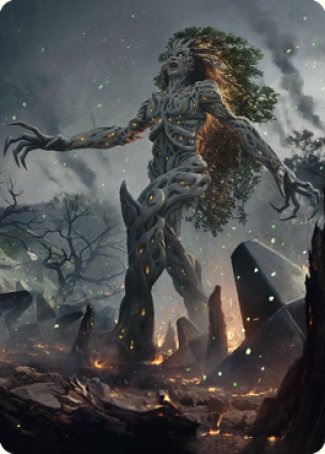 Titania, Gaea Incarnate Art Card [The Brothers' War Art Series] | Chromatic Games