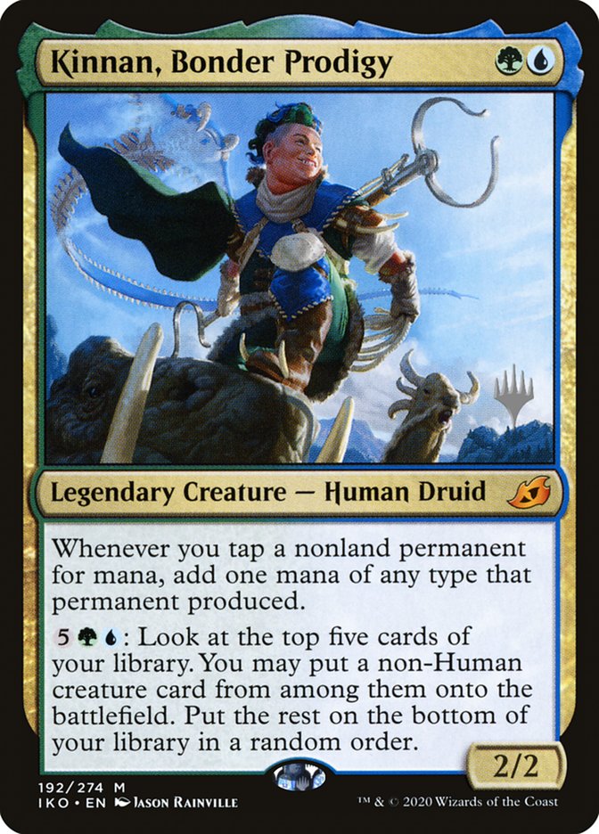 Kinnan, Bonder Prodigy (Promo Pack) [Ikoria: Lair of Behemoths Promos] | Chromatic Games