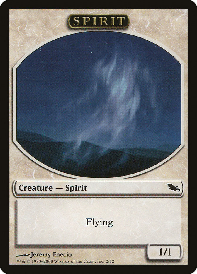 Spirit Token [Shadowmoor Tokens] | Chromatic Games