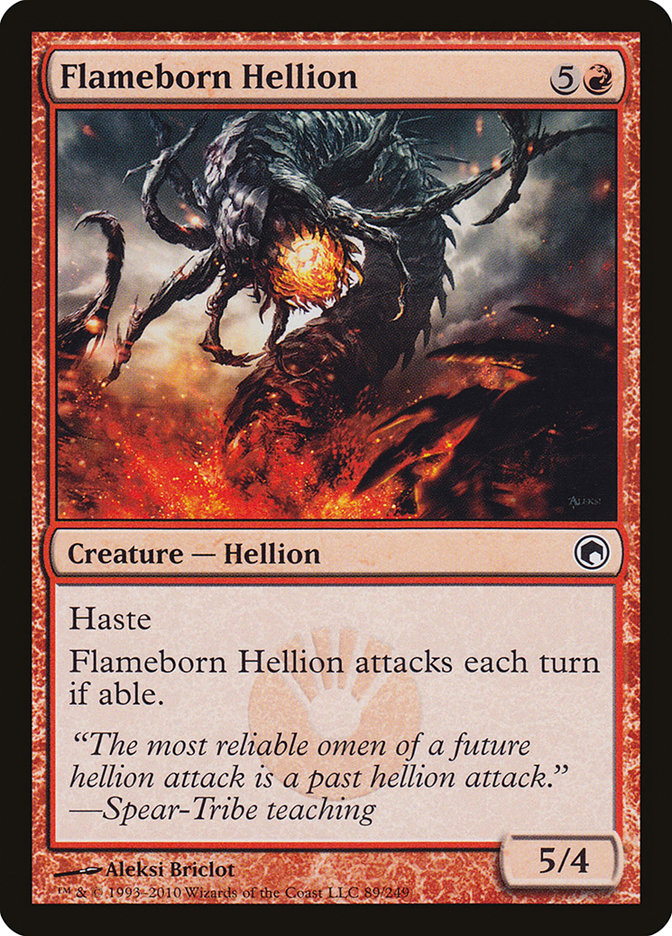 Flameborn Hellion [Scars of Mirrodin] | Chromatic Games