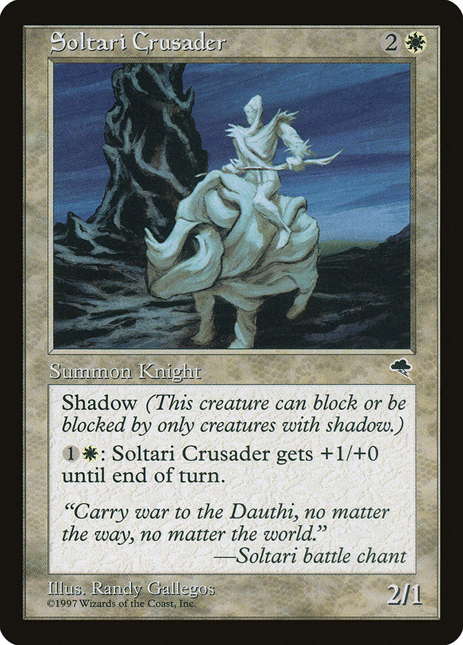 Soltari Crusader [Tempest] | Chromatic Games