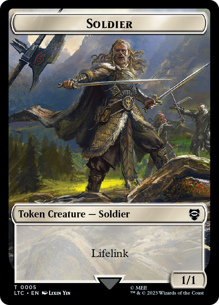 Soldier // Food Token [The Lord of the Rings: Tales of Middle-Earth Commander Tokens] | Chromatic Games