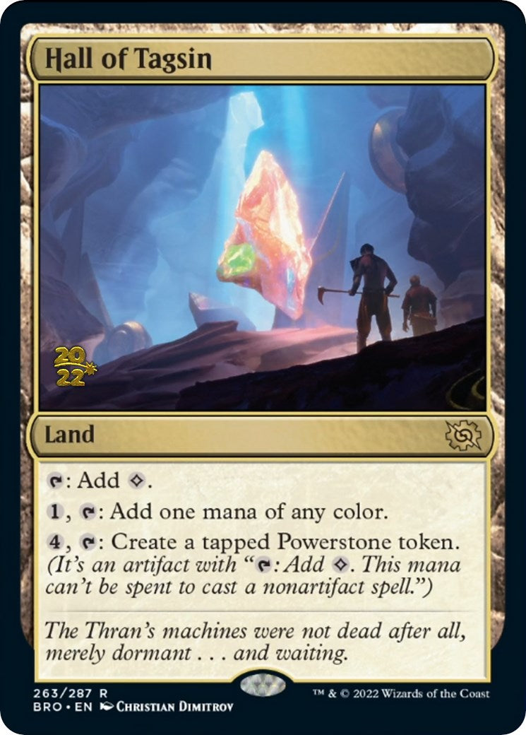 Hall of Tagsin [The Brothers' War Prerelease Promos] | Chromatic Games
