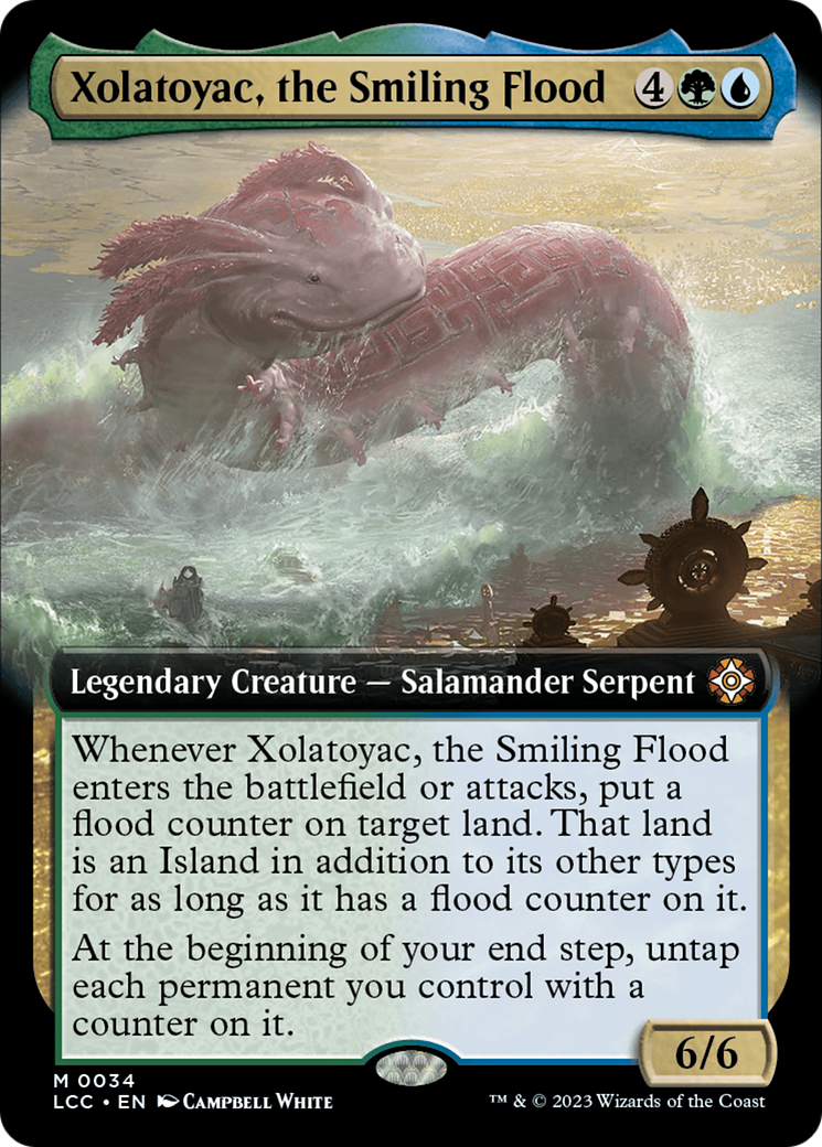 Xolatoyac, the Smiling Flood (Extended Art) [The Lost Caverns of Ixalan Commander] | Chromatic Games