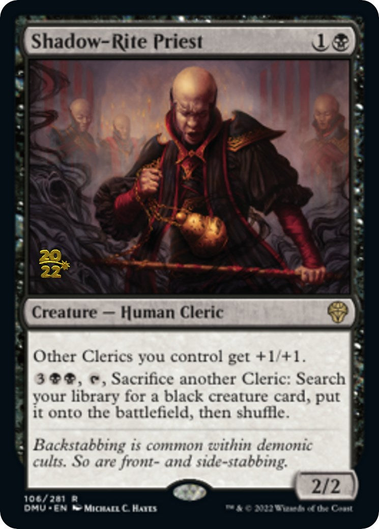 Shadow-Rite Priest [Dominaria United Prerelease Promos] | Chromatic Games