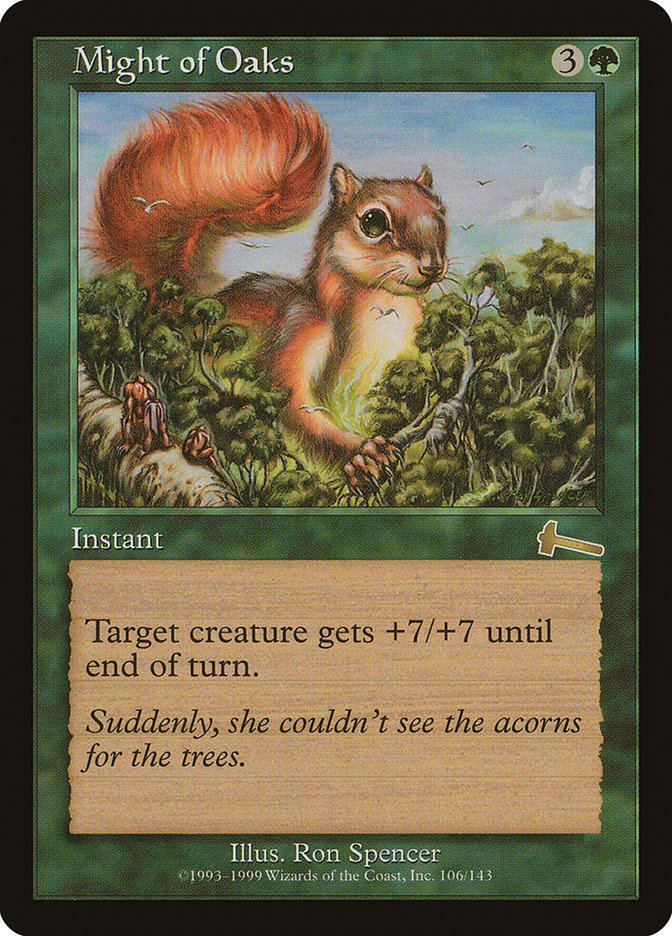 Might of Oaks [Urza's Legacy] | Chromatic Games