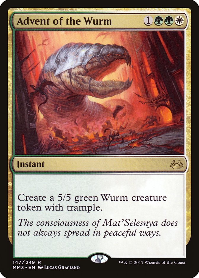 Advent of the Wurm [Modern Masters 2017] | Chromatic Games