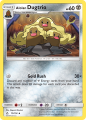 Alolan Dugtrio (79/156) [Sun & Moon: Ultra Prism] | Chromatic Games