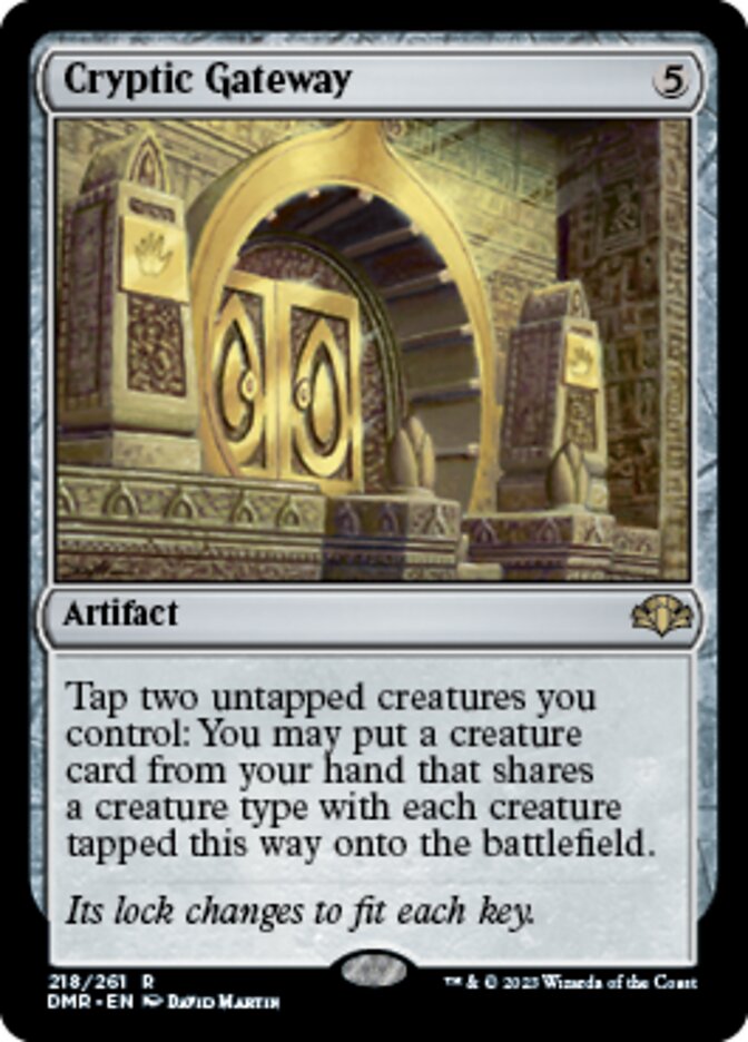 Cryptic Gateway [Dominaria Remastered] | Chromatic Games