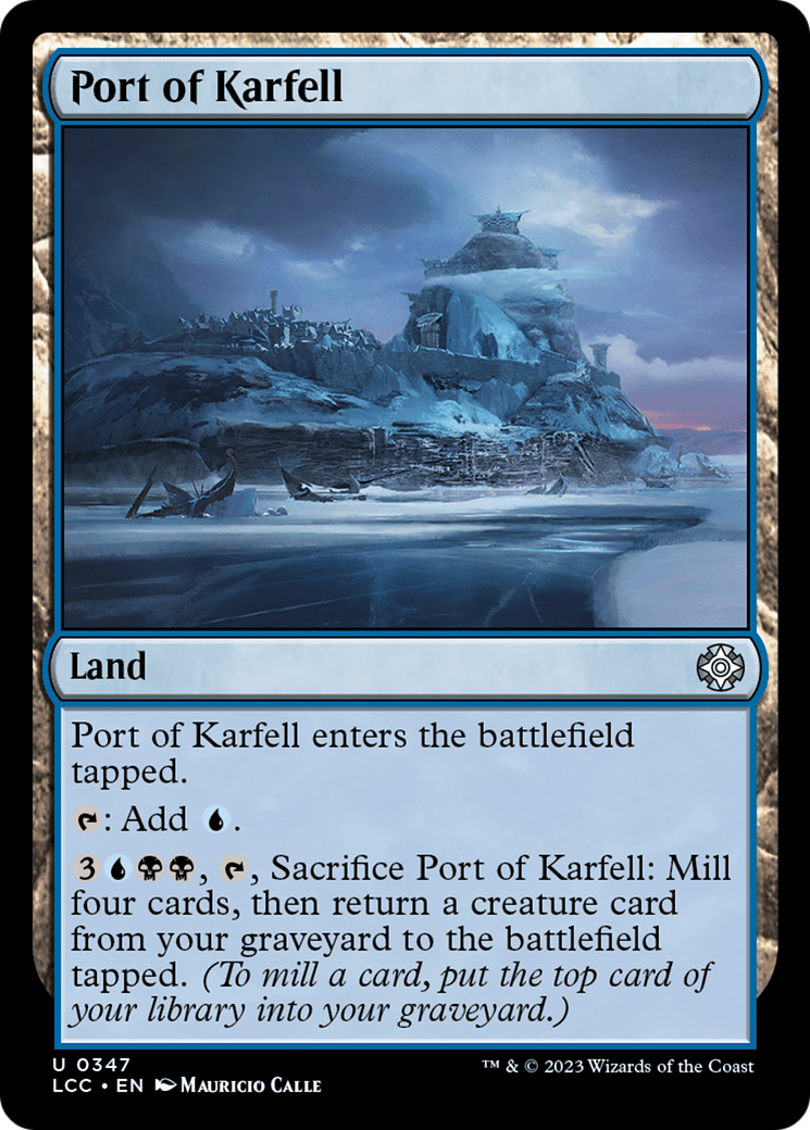 Port of Karfell [The Lost Caverns of Ixalan Commander] | Chromatic Games