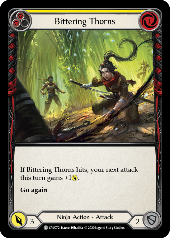 Bittering Thorns [CRU072] (Crucible of War)  1st Edition Normal | Chromatic Games