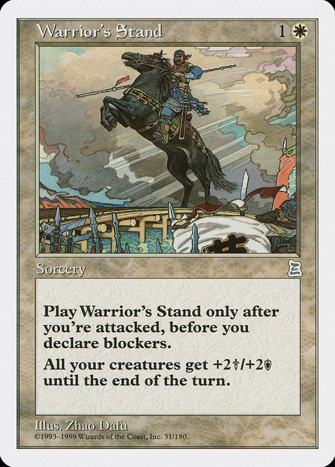 Warrior's Stand [Portal Three Kingdoms] | Chromatic Games