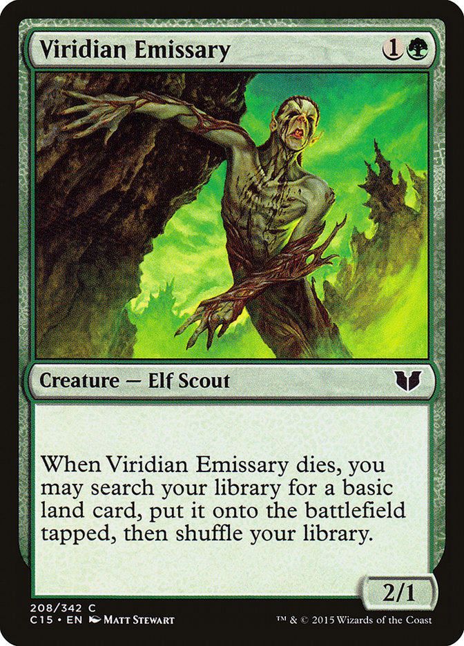 Viridian Emissary [Commander 2015] | Chromatic Games