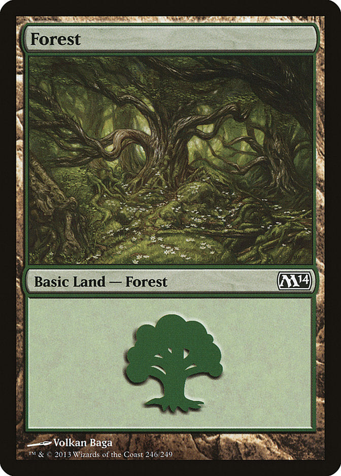 Forest (246) [Magic 2014] | Chromatic Games