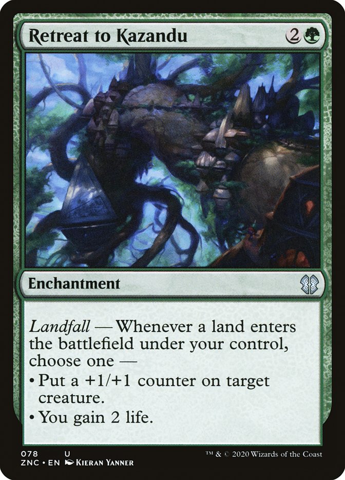 Retreat to Kazandu [Zendikar Rising Commander] | Chromatic Games