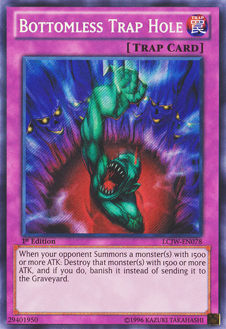 Bottomless Trap Hole [LCJW-EN078] Secret Rare | Chromatic Games