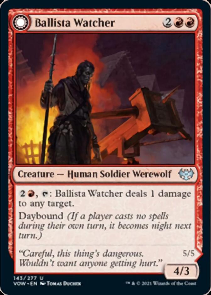 Ballista Watcher // Ballista Wielder [Innistrad: Crimson Vow] | Chromatic Games