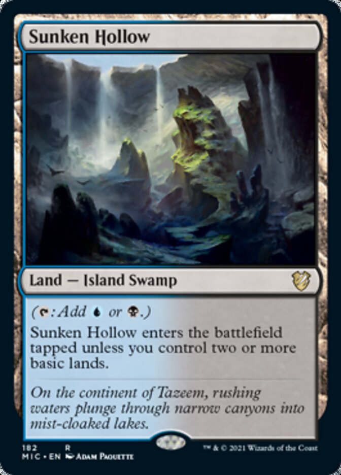 Sunken Hollow [Innistrad: Midnight Hunt Commander] | Chromatic Games