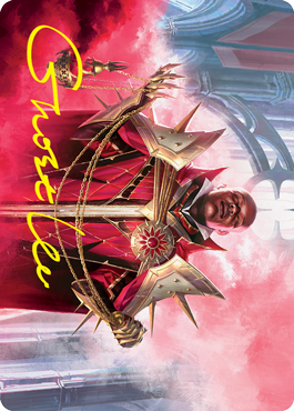 Markov Purifier Art Card (Gold-Stamped Signature) [Innistrad: Crimson Vow Art Series] | Chromatic Games