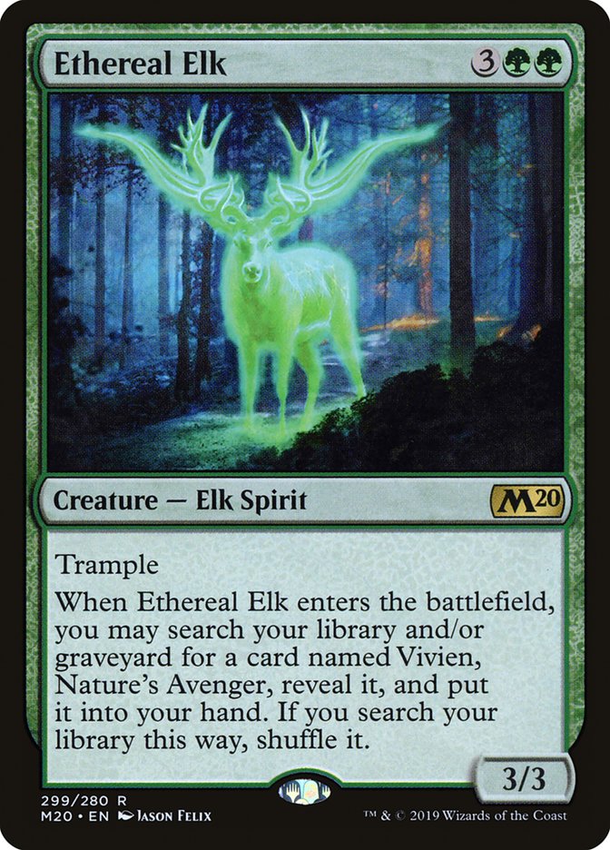 Ethereal Elk [Core Set 2020] | Chromatic Games