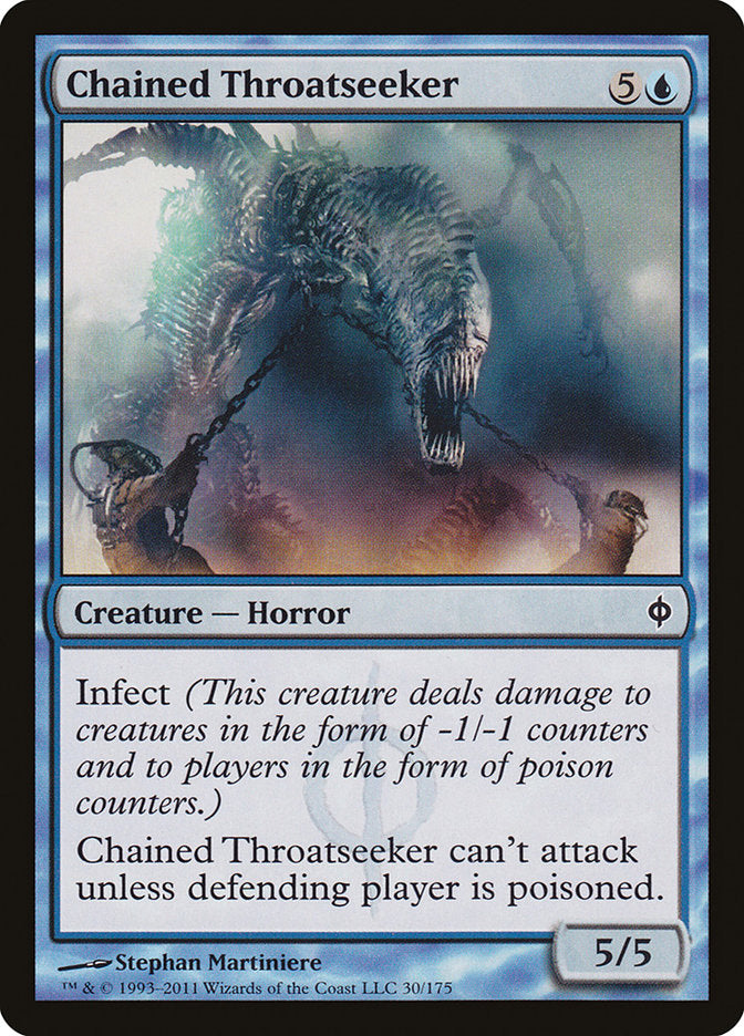 Chained Throatseeker [New Phyrexia] | Chromatic Games