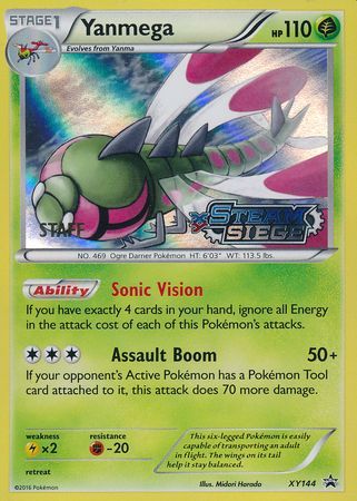 Yanmega (XY144) (Staff) [XY: Black Star Promos] | Chromatic Games