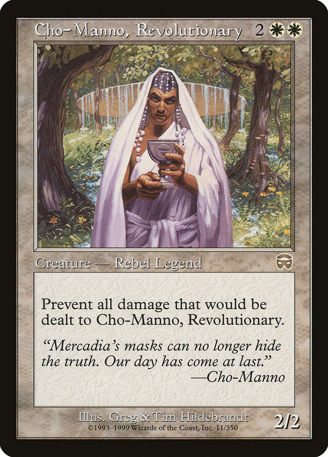 Cho-Manno, Revolutionary [Mercadian Masques] | Chromatic Games