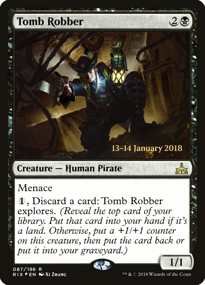 Tomb Robber [Rivals of Ixalan Prerelease Promos] | Chromatic Games