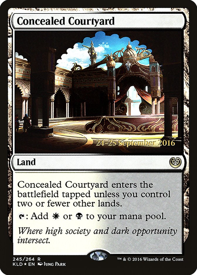 Concealed Courtyard [Kaladesh Prerelease Promos] | Chromatic Games