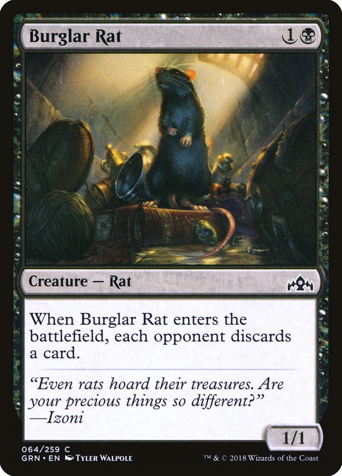 Burglar Rat [Guilds of Ravnica] | Chromatic Games