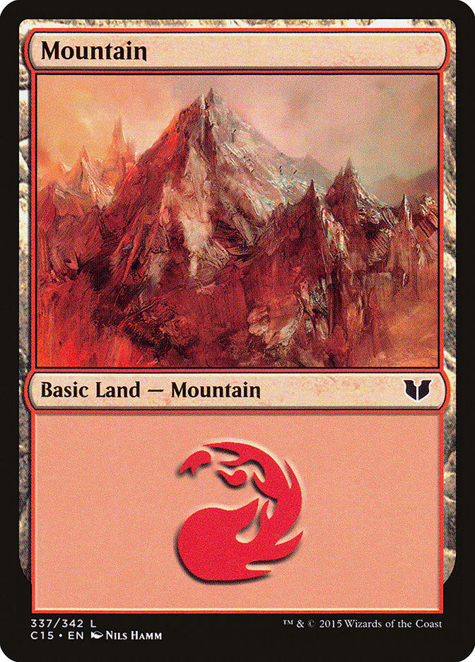 Mountain (337) [Commander 2015] | Chromatic Games