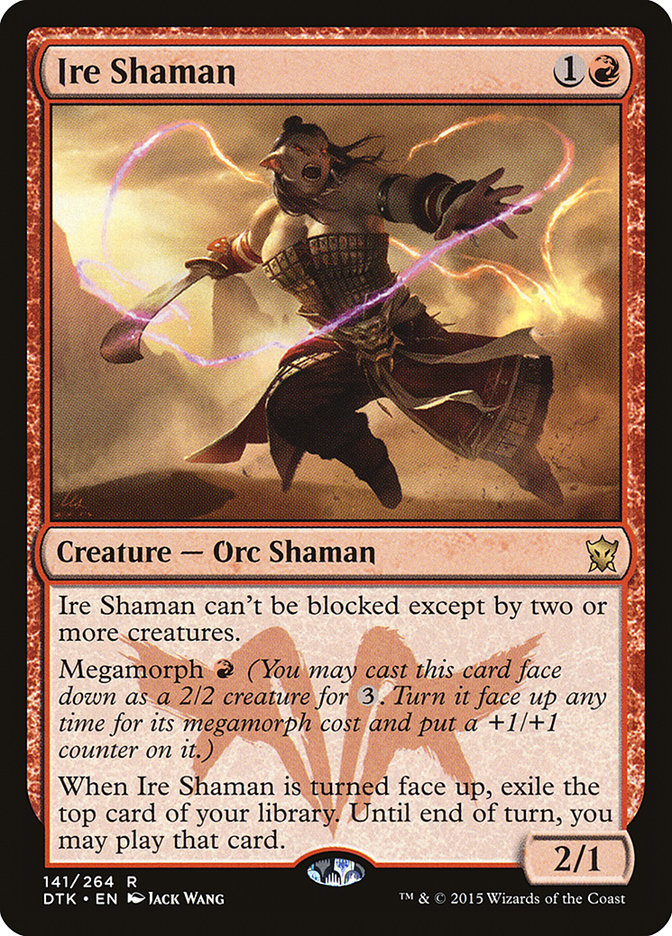 Ire Shaman [Dragons of Tarkir] | Chromatic Games