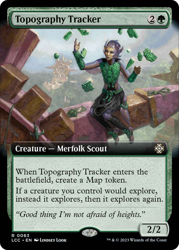 Topography Tracker (Extended Art) [The Lost Caverns of Ixalan Commander] | Chromatic Games