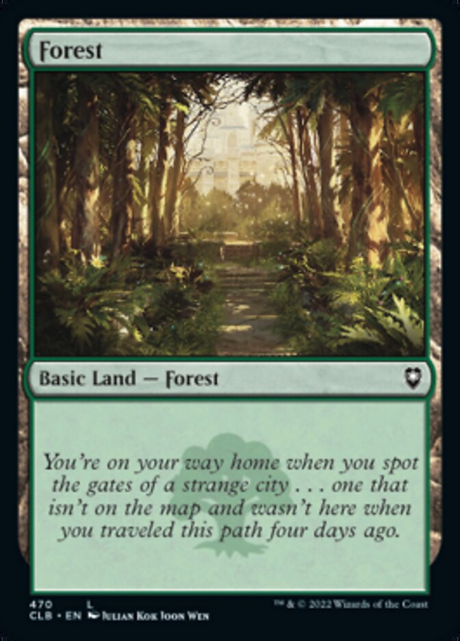 Forest (470) [Commander Legends: Battle for Baldur's Gate] | Chromatic Games