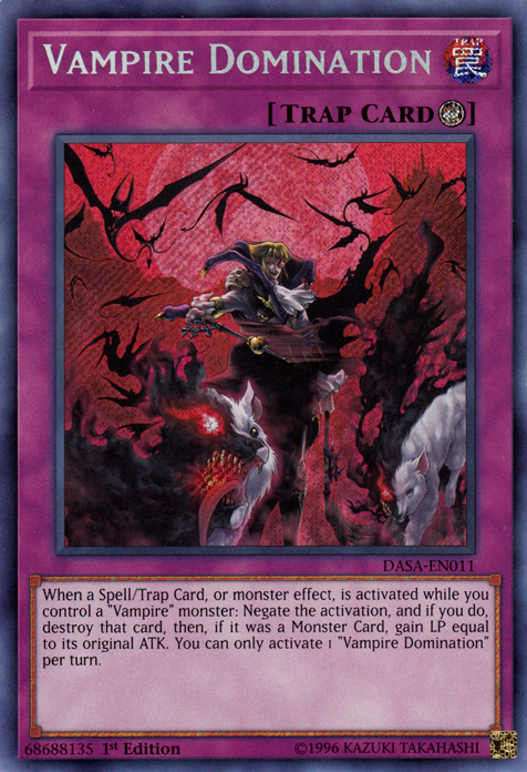 Vampire Domination [DASA-EN011] Secret Rare | Chromatic Games