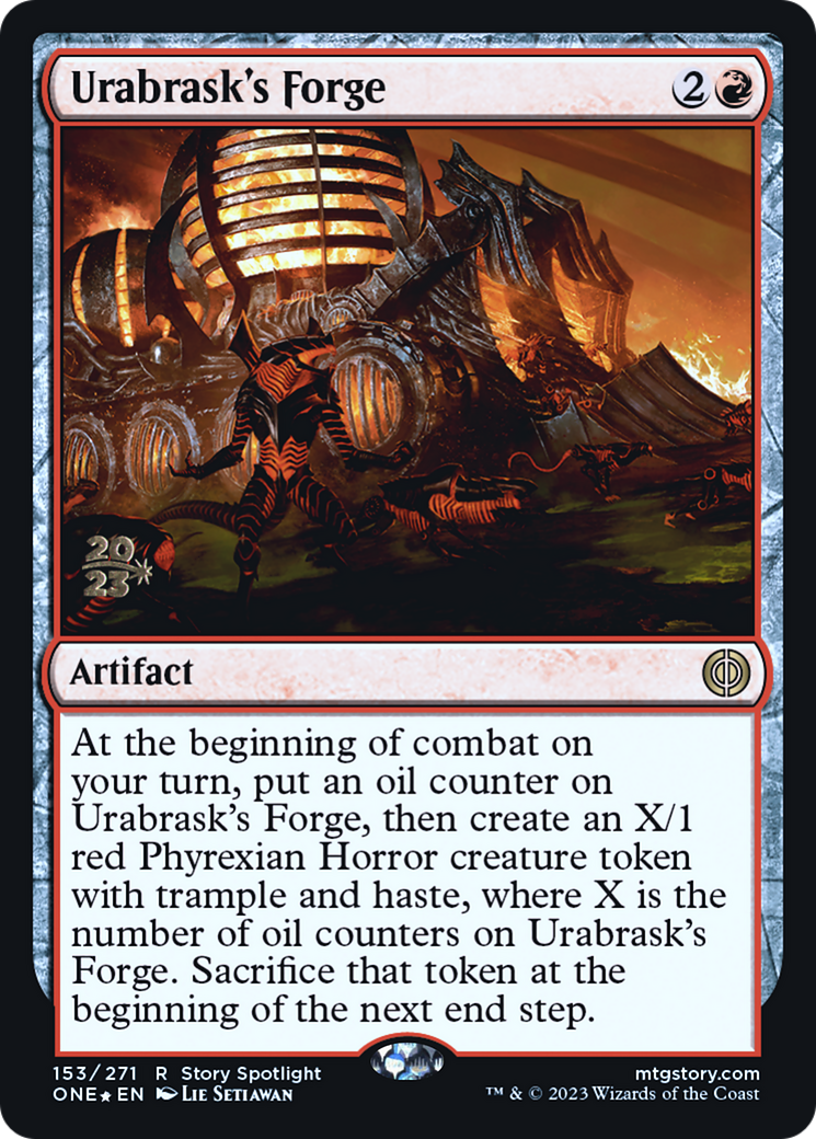 Urabrask's Forge [Phyrexia: All Will Be One Prerelease Promos] | Chromatic Games