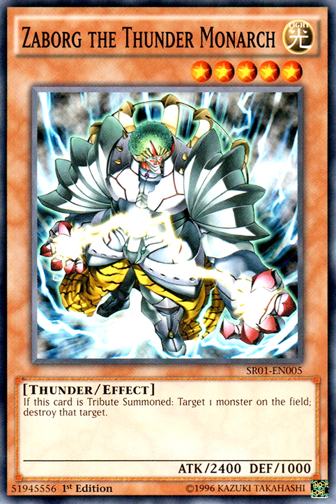 Zaborg the Thunder Monarch [SR01-EN005] Common | Chromatic Games