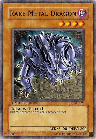 Rare Metal Dragon [GLD1-EN020] Common | Chromatic Games