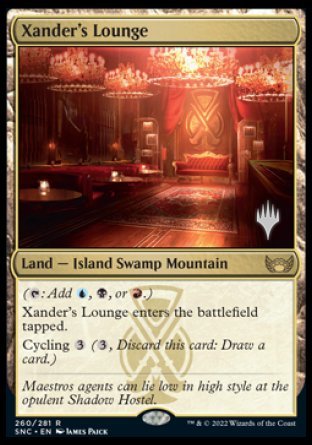 Xander's Lounge (Promo Pack) [Streets of New Capenna Promos] | Chromatic Games