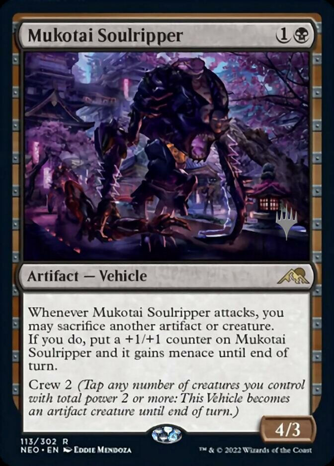 Mukotai Soulripper (Promo Pack) [Kamigawa: Neon Dynasty Promos] | Chromatic Games