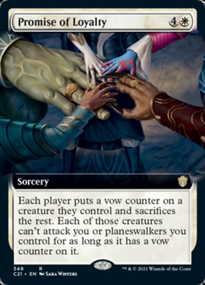 Promise of Loyalty (Extended Art) [Commander 2021] | Chromatic Games