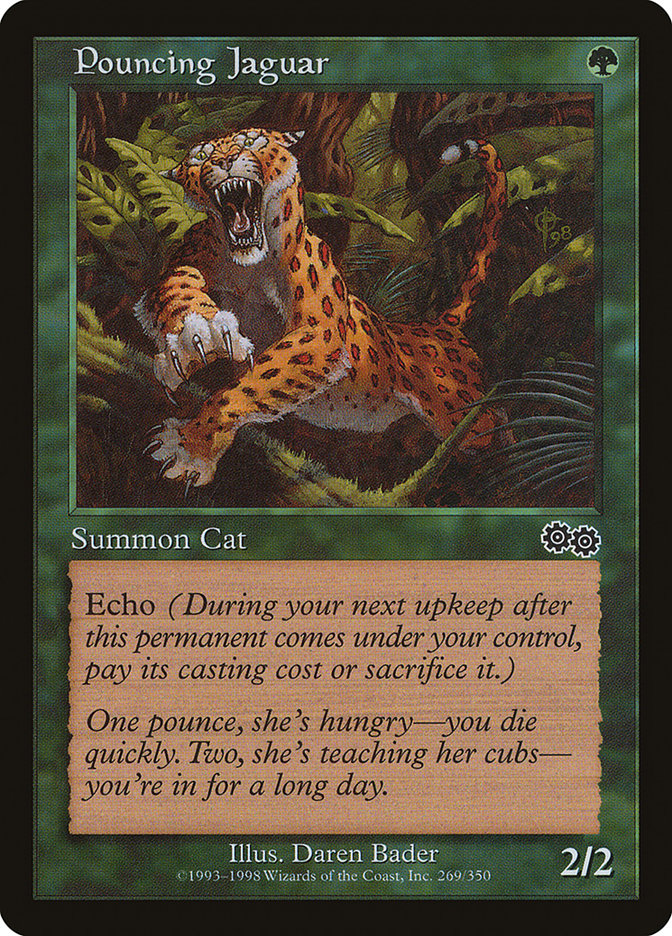 Pouncing Jaguar [Urza's Saga] | Chromatic Games