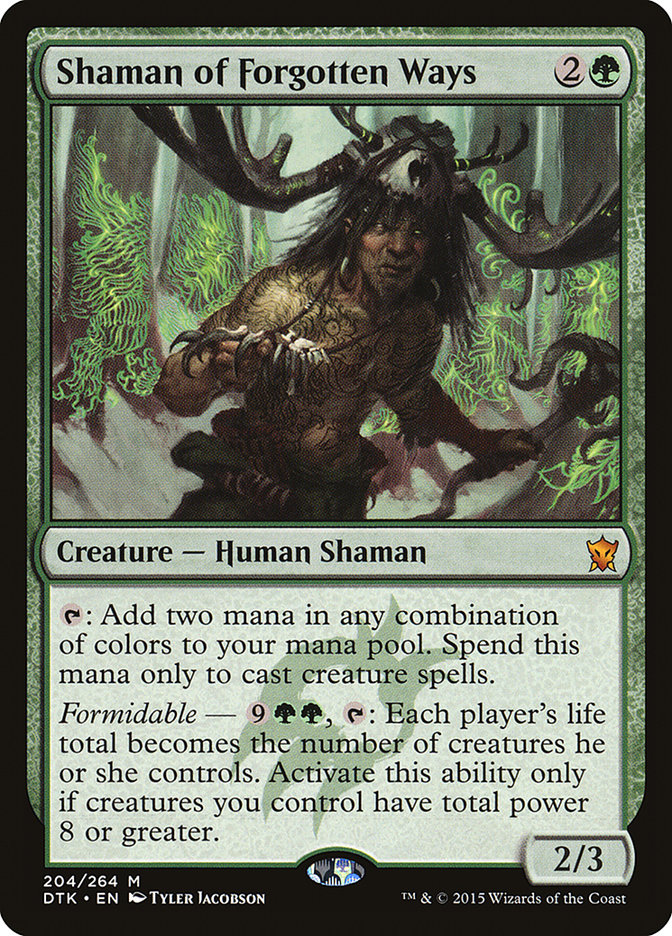 Shaman of Forgotten Ways [Dragons of Tarkir] | Chromatic Games