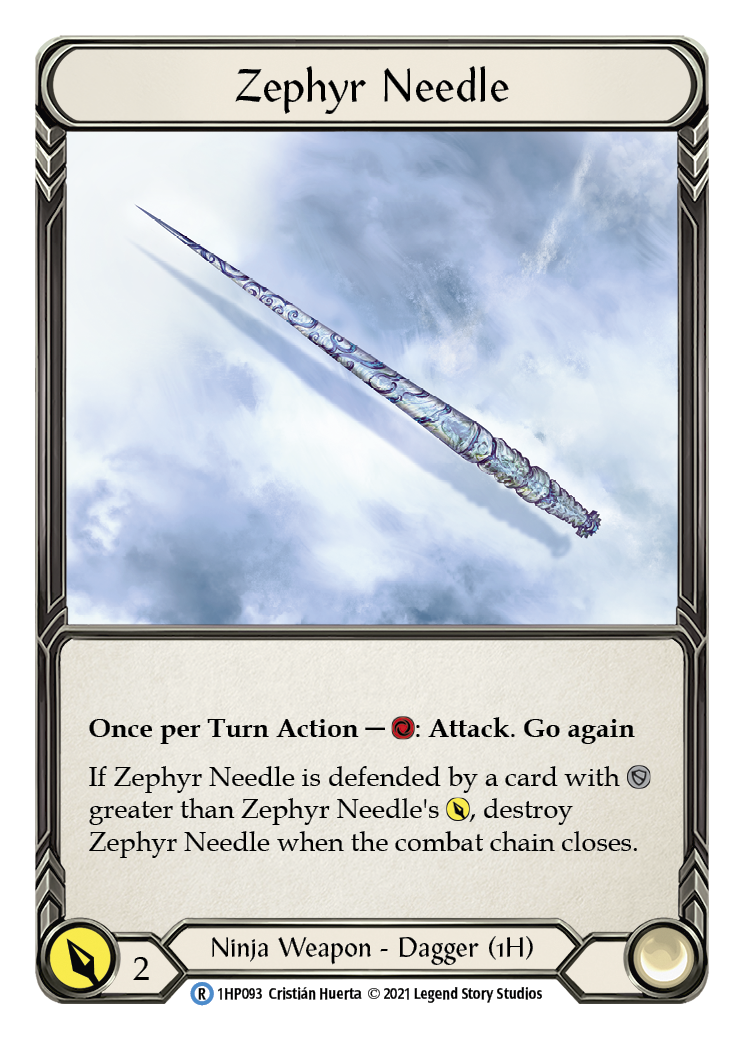 Zephyr Needle (Left) [1HP093] (History Pack 1) | Chromatic Games