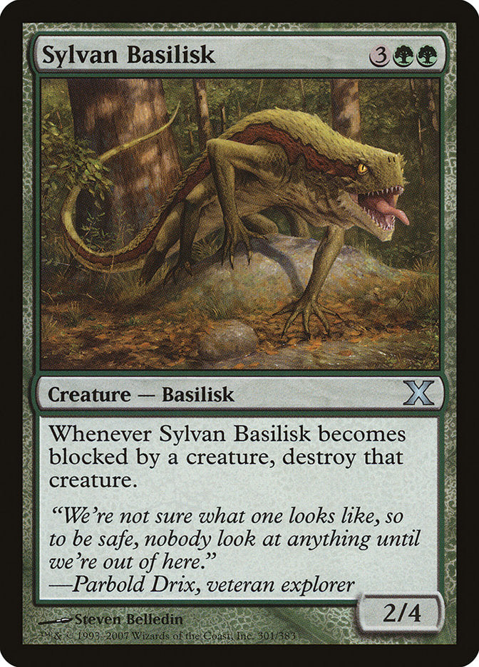 Sylvan Basilisk [Tenth Edition] | Chromatic Games