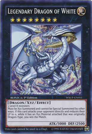 Legendary Dragon of White [WSUP-EN051] Prismatic Secret Rare | Chromatic Games