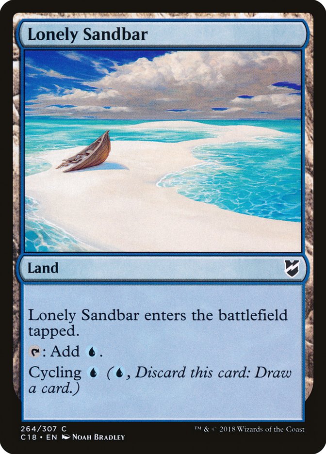 Lonely Sandbar [Commander 2018] | Chromatic Games